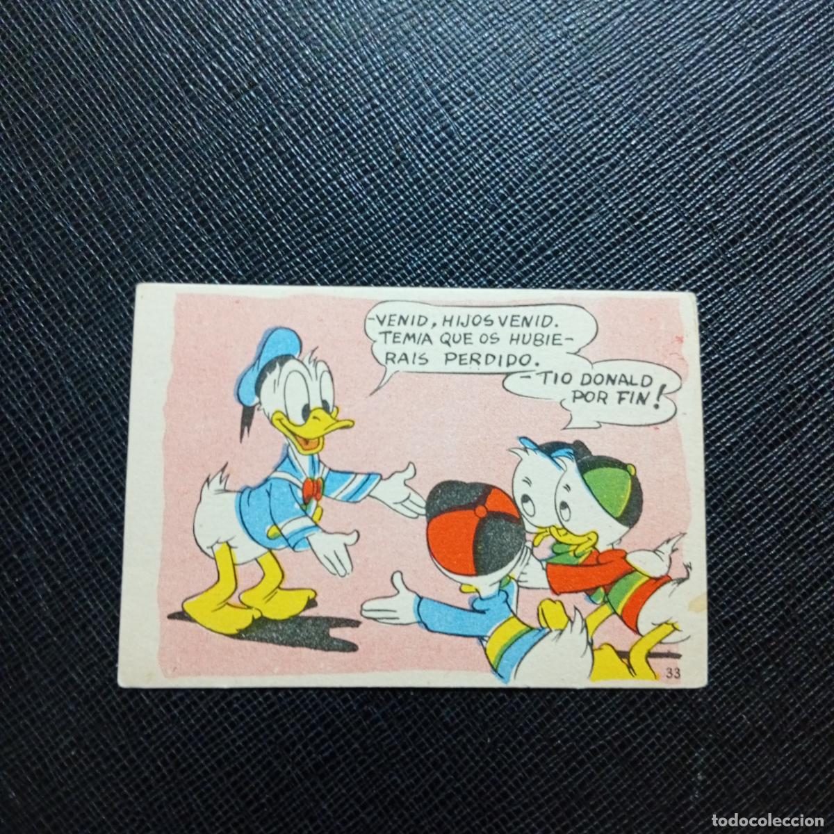 Coleccionismo cromos antiguos: 33 LA ISLA DE JASPE CHOCOLATES LLOVERAS DISNEY 1948 CROMO - SIN PEGAR - A214 PG397 B
