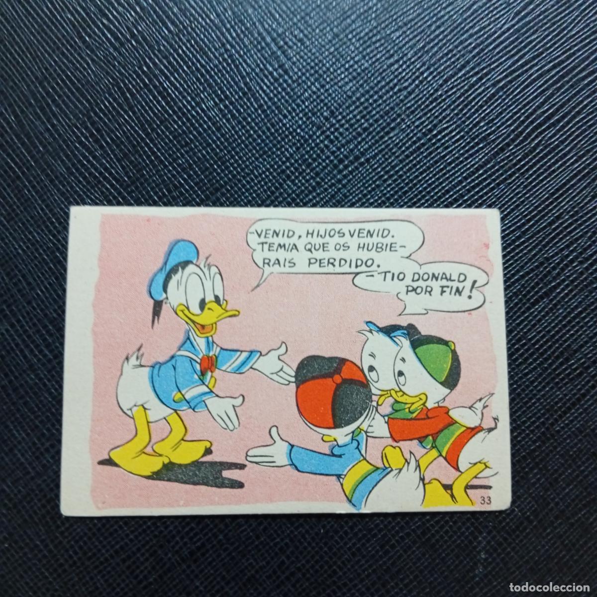 Coleccionismo cromos antiguos: 33 LA ISLA DE JASPE CHOCOLATES LLOVERAS DISNEY 1948 CROMO - SIN PEGAR - A214 PG406 B