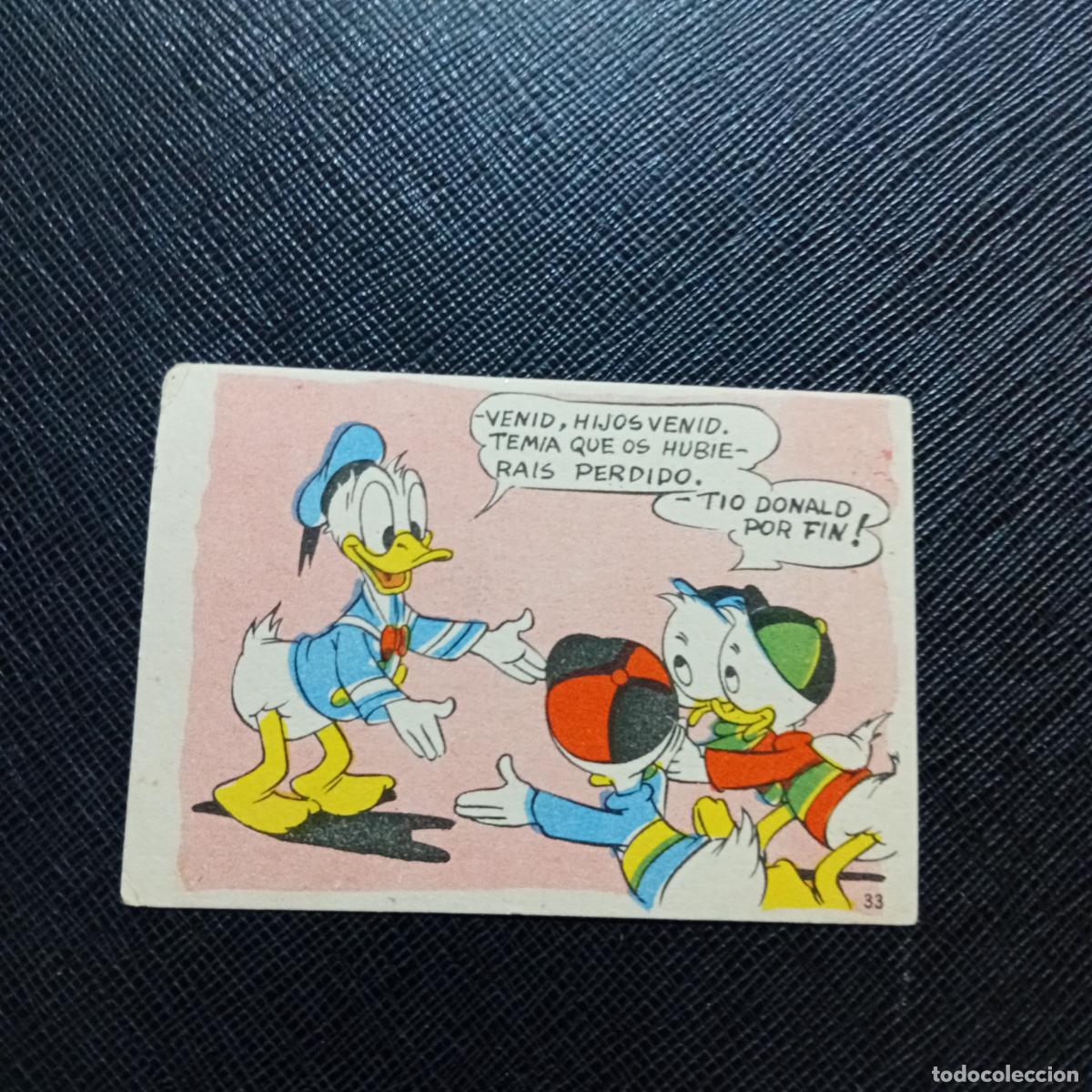 Coleccionismo cromos antiguos: 33 LA ISLA DE JASPE CHOCOLATES LLOVERAS DISNEY 1948 CROMO - SIN PEGAR - A214 PG424 B