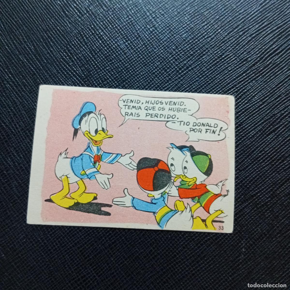 Coleccionismo cromos antiguos: 33 LA ISLA DE JASPE CHOCOLATES LLOVERAS DISNEY 1948 CROMO - SIN PEGAR - A214 PG433
