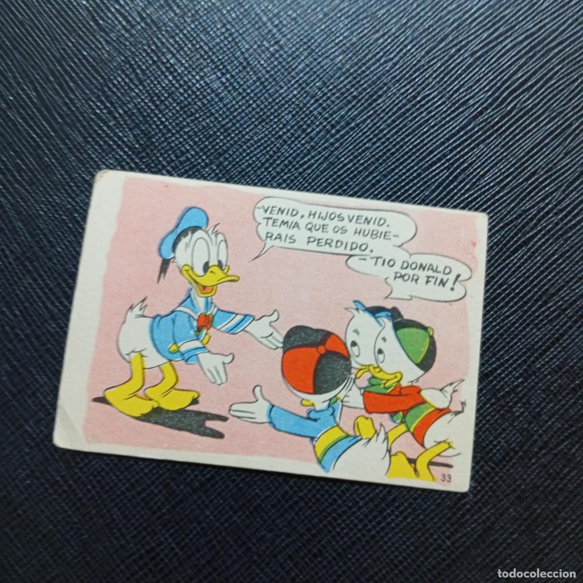 Coleccionismo cromos antiguos: 33 LA ISLA DE JASPE CHOCOLATES LLOVERAS DISNEY 1948 CROMO - SIN PEGAR - A214 PG433 B