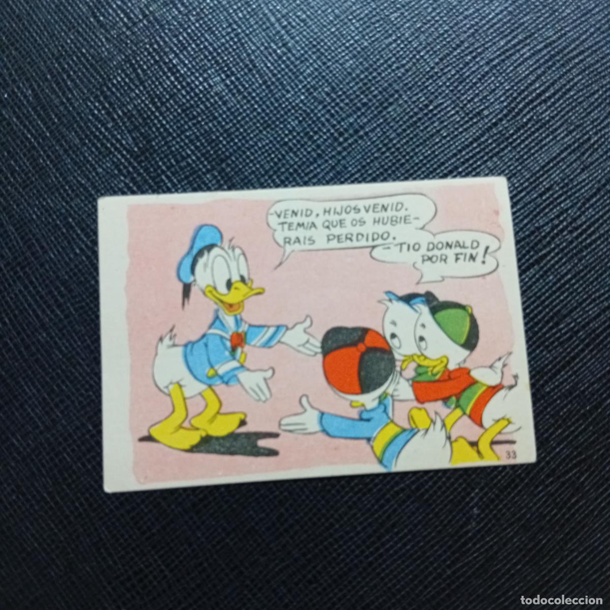 Coleccionismo cromos antiguos: 33 LA ISLA DE JASPE CHOCOLATES LLOVERAS DISNEY 1948 CROMO - SIN PEGAR - A214 PG442 B