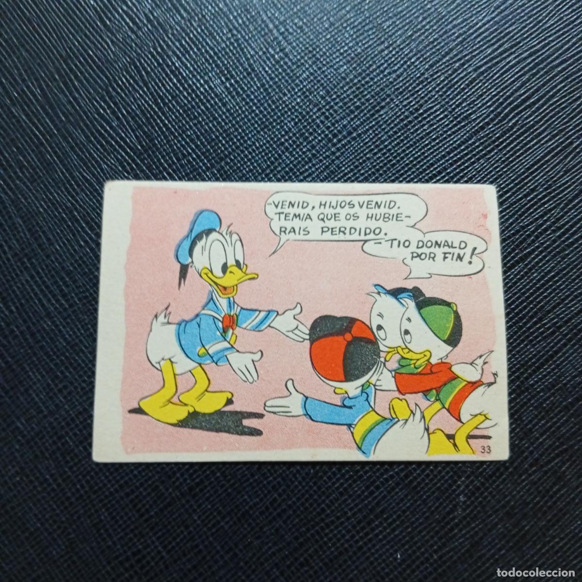 Coleccionismo cromos antiguos: 33 LA ISLA DE JASPE CHOCOLATES LLOVERAS DISNEY 1948 CROMO - SIN PEGAR - A214 PG451