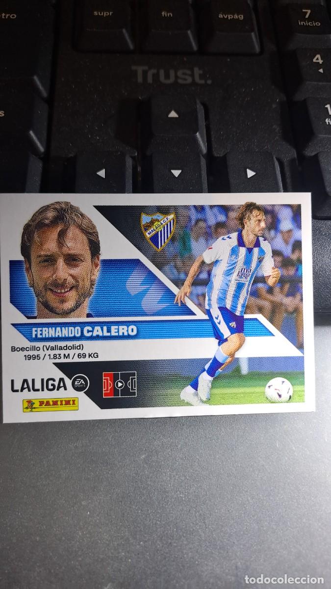 Coleccionismo cromos antiguos: CROMO CALERO 7 MALAGA LIGA 2026 2027 26 27 ESTE PANINI NUNCA PEGADO