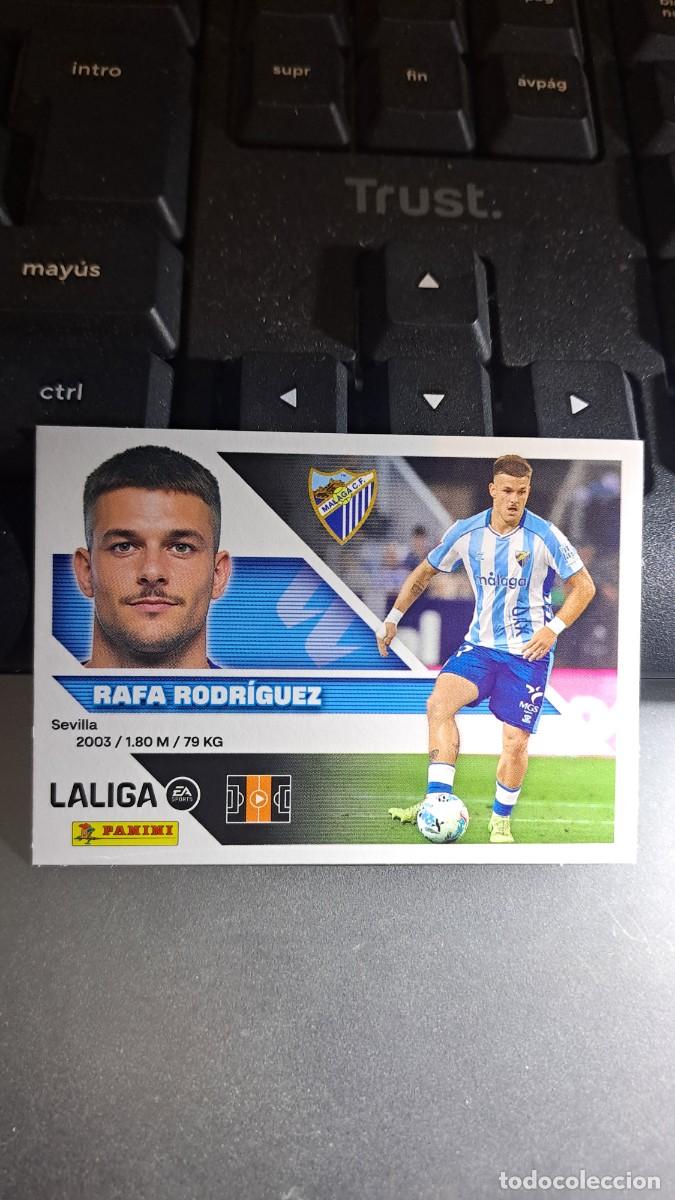 Coleccionismo cromos antiguos: CROMO RAFA RIDRIGUEZ 13A 13 A MALAGA LIGA 2026 2027 26 27 ESTE PANINI NUNCA PEGADO