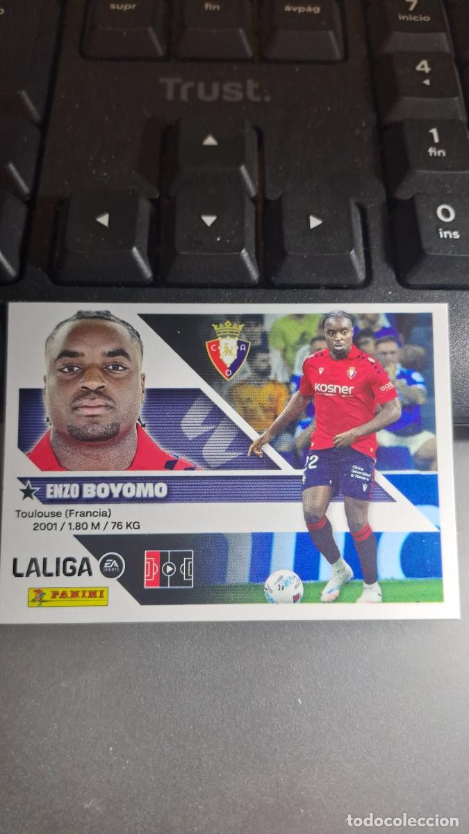 Coleccionismo cromos antiguos: CROMO BOYOMO 6 OSASUNA LIGA 2026 2027 26 27 ESTE PANINI NUNCA PEGADO