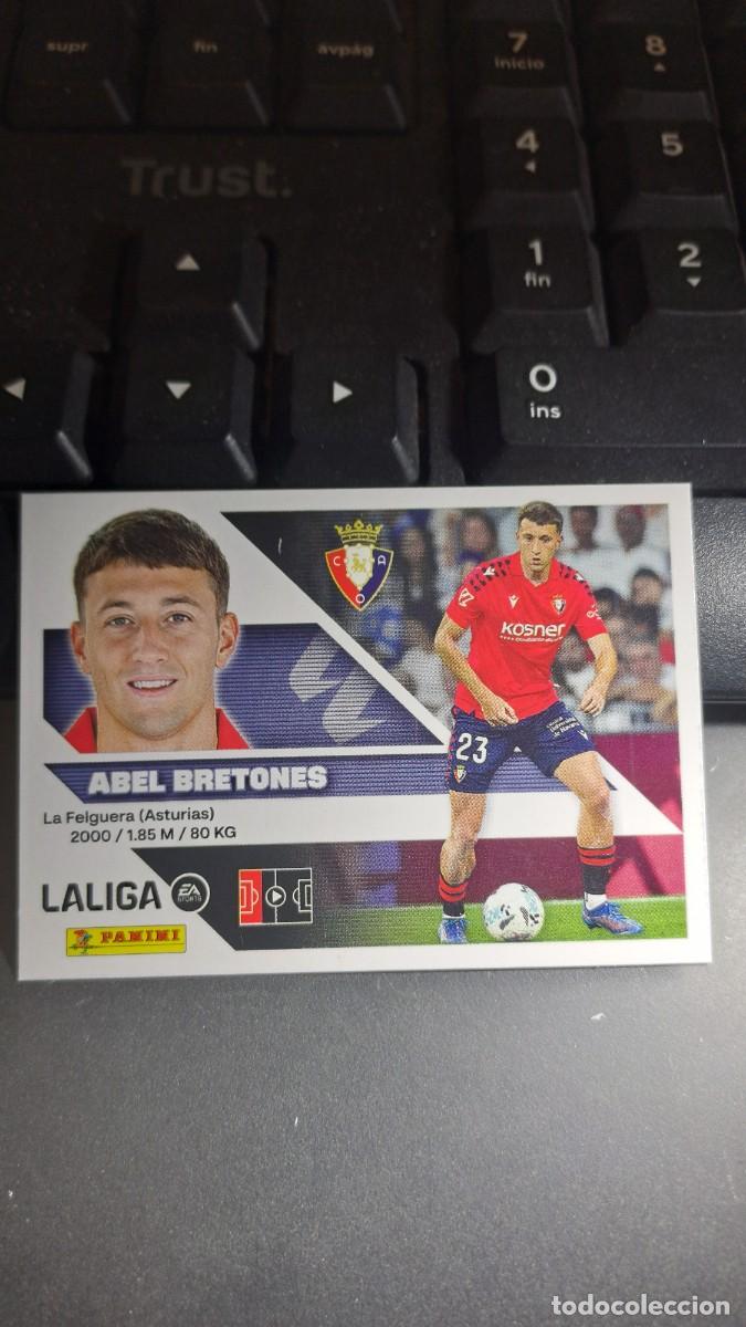 Coleccionismo cromos antiguos: CROMO ABEL BRETONES 9 OSASUNA LIGA 2026 2027 26 27 ESTE PANINI NUNCA PEGADO