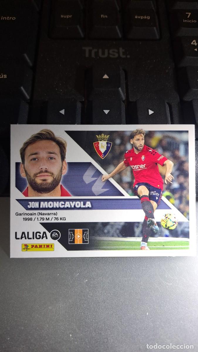 Coleccionismo cromos antiguos: CROMO MONCAYOLA 12 OSASUNA LIGA 2026 2027 26 27 ESTE PANINI NUNCA PEGADO
