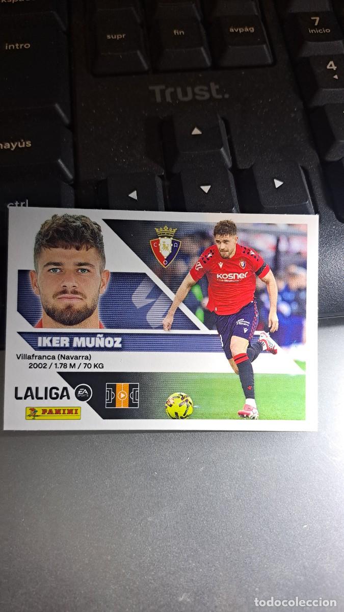 Coleccionismo cromos antiguos: CROMO IKER MU&Ntilde;OZ 13B 13 B OSASUNA LIGA 2026 2027 26 27 ESTE PANINI NUNCA PEGADO