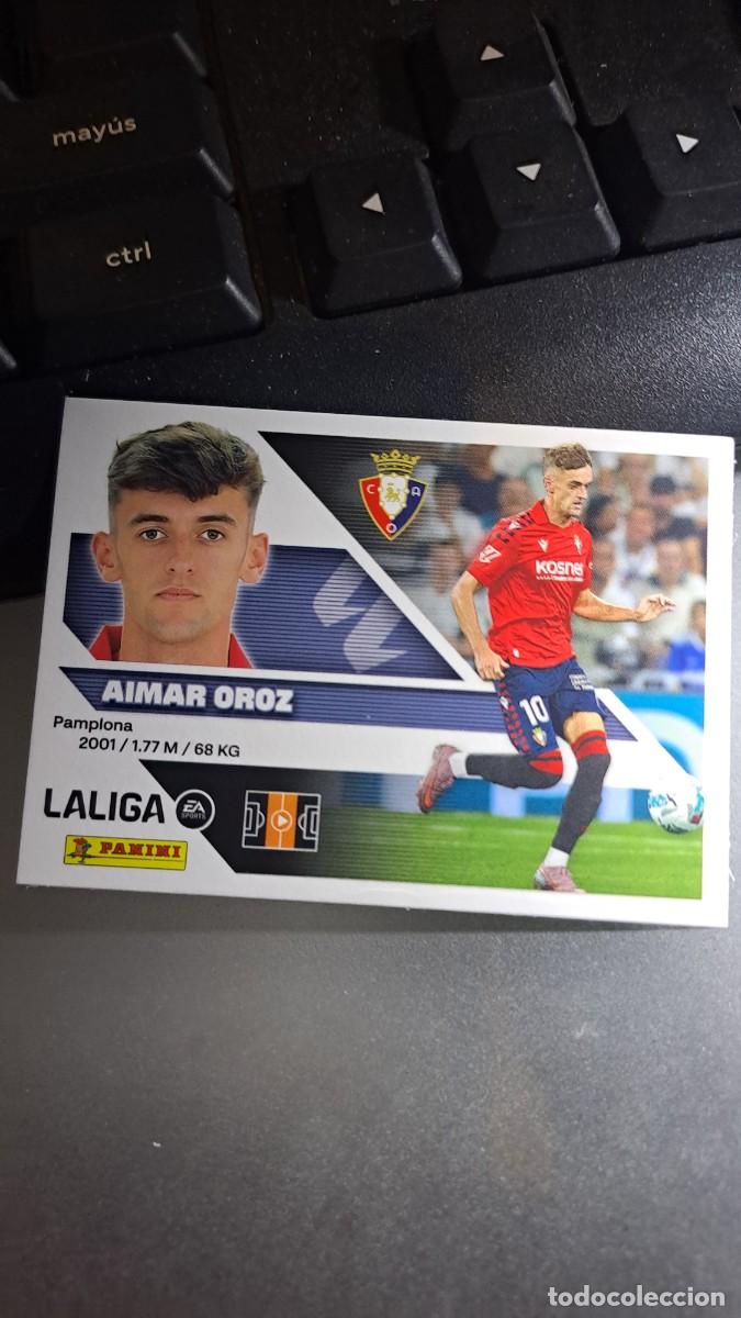 Coleccionismo cromos antiguos: CROMO AIMAR OROZ 15 OSASUNA LIGA 2026 2027 26 27 ESTE PANINI NUNCA PEGADO