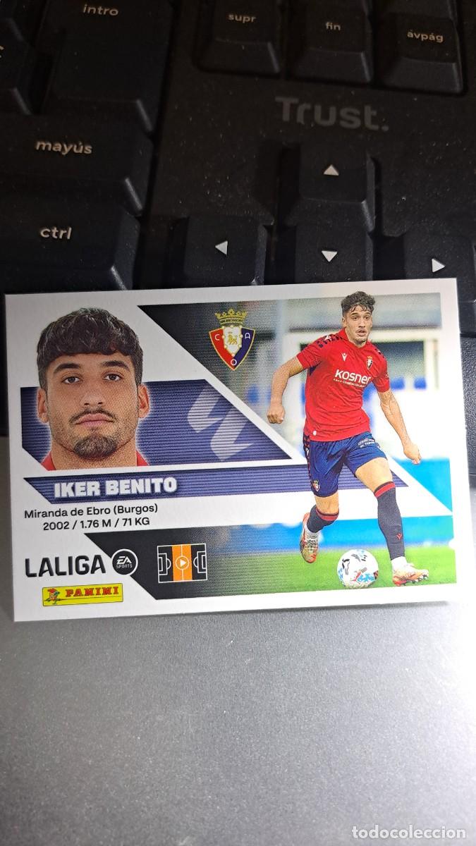 Coleccionismo cromos antiguos: CROMO IKER BENITO 16 OSASUNA LIGA 2026 2027 26 27 ESTE PANINI NUNCA PEGADO