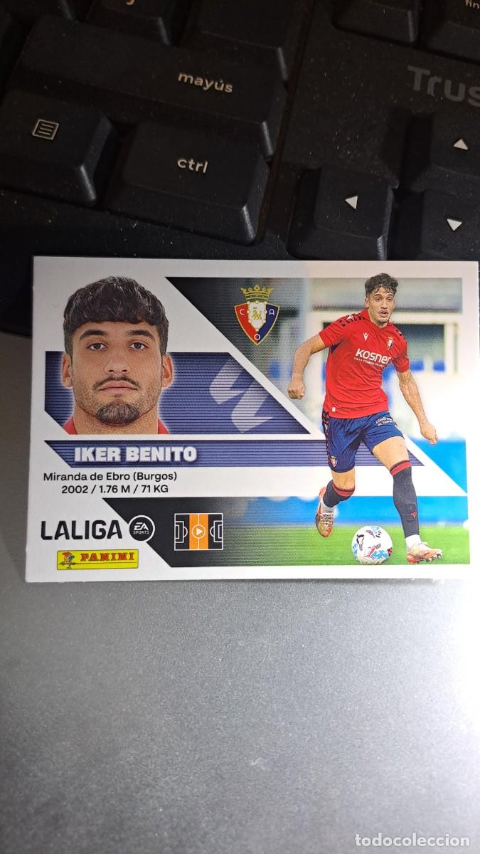 Coleccionismo cromos antiguos: CROMO IKER BENITO 16 OSASUNA LIGA 2026 2027 26 27 ESTE PANINI NUNCA PEGADO
