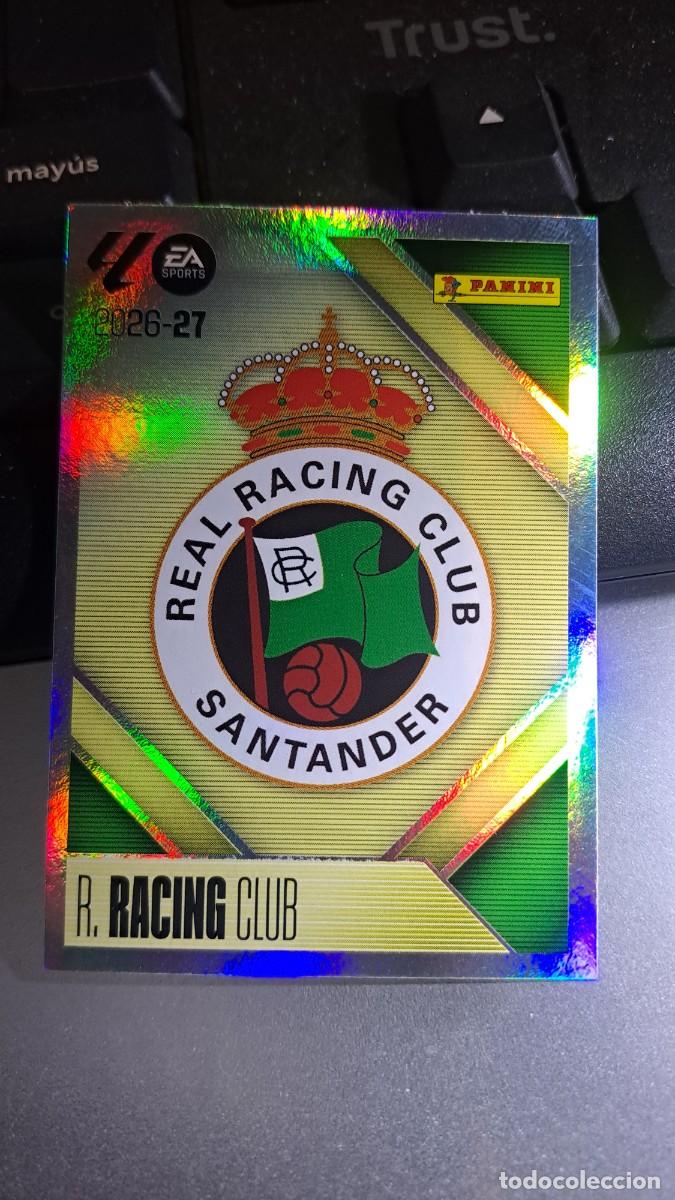 Coleccionismo cromos antiguos: CROMO ESCUDO RACING DE SANTANDER 1 LIGA 2026 2027 26 27 ESTE PANINI NUNCA PEGADO