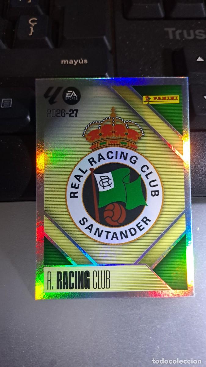 Coleccionismo cromos antiguos: CROMO ESCUDO RACING DE SANTANDER 1 LIGA 2026 2027 26 27 ESTE PANINI NUNCA PEGADO