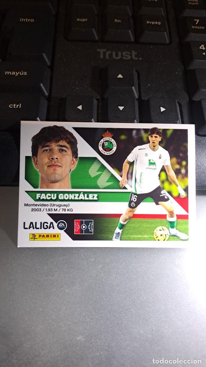 Coleccionismo cromos antiguos: CROMO FACU GONZALEZ 7 RACING DE SANTANDER LIGA 2026 2027 26 27 ESTE PANINI NUNCA PEGADO