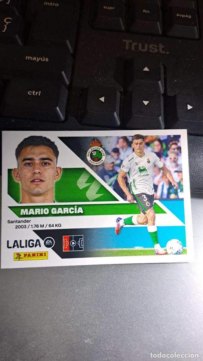 Coleccionismo cromos antiguos: CROMO MARIO GARCIA 9B 9 B RACING DE SANTANDER LIGA 2026 2027 26 27 ESTE PANINI NUNCA PEGADO