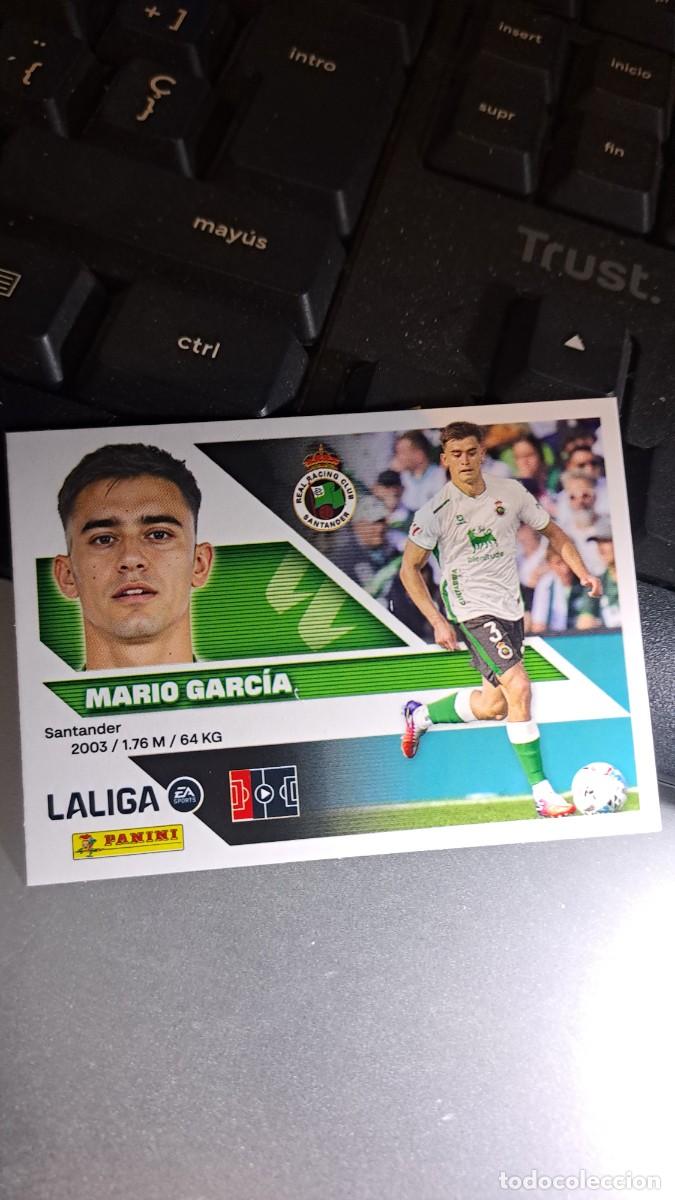 Coleccionismo cromos antiguos: CROMO MARIO GARCIA 9B 9 B RACING DE SANTANDER LIGA 2026 2027 26 27 ESTE PANINI NUNCA PEGADO
