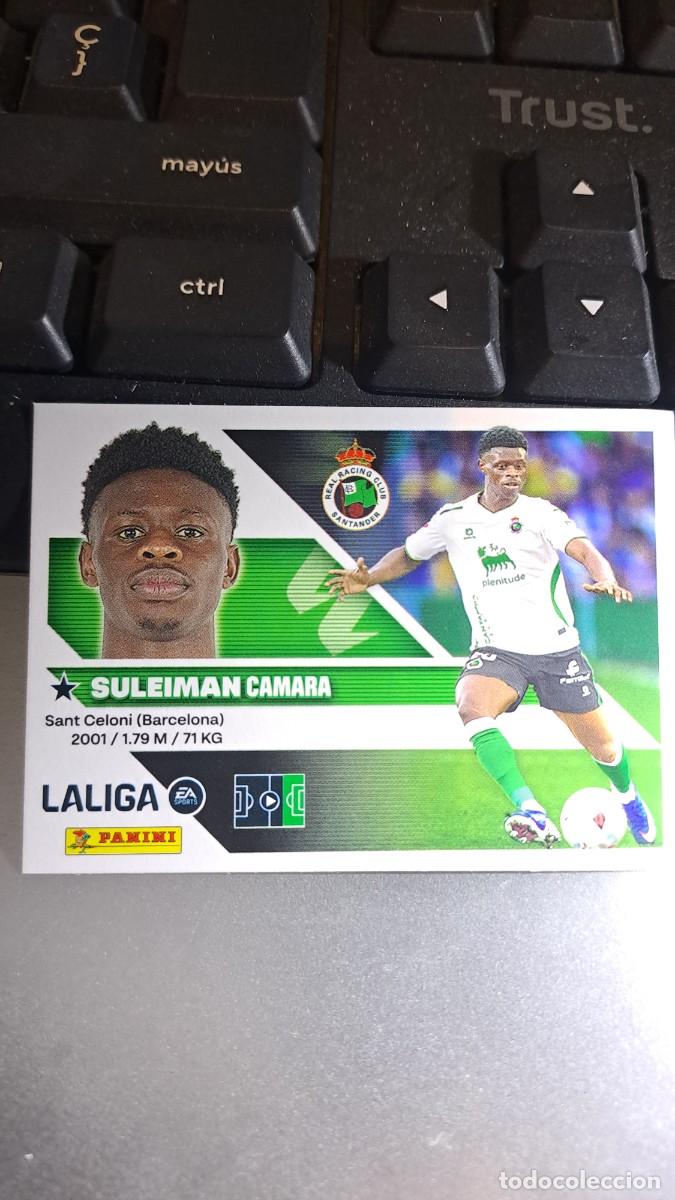 Coleccionismo cromos antiguos: CROMO SULEIMAN 15 RACING DE SANTANDER LIGA 2026 2027 26 27 ESTE PANINI NUNCA PEGADO