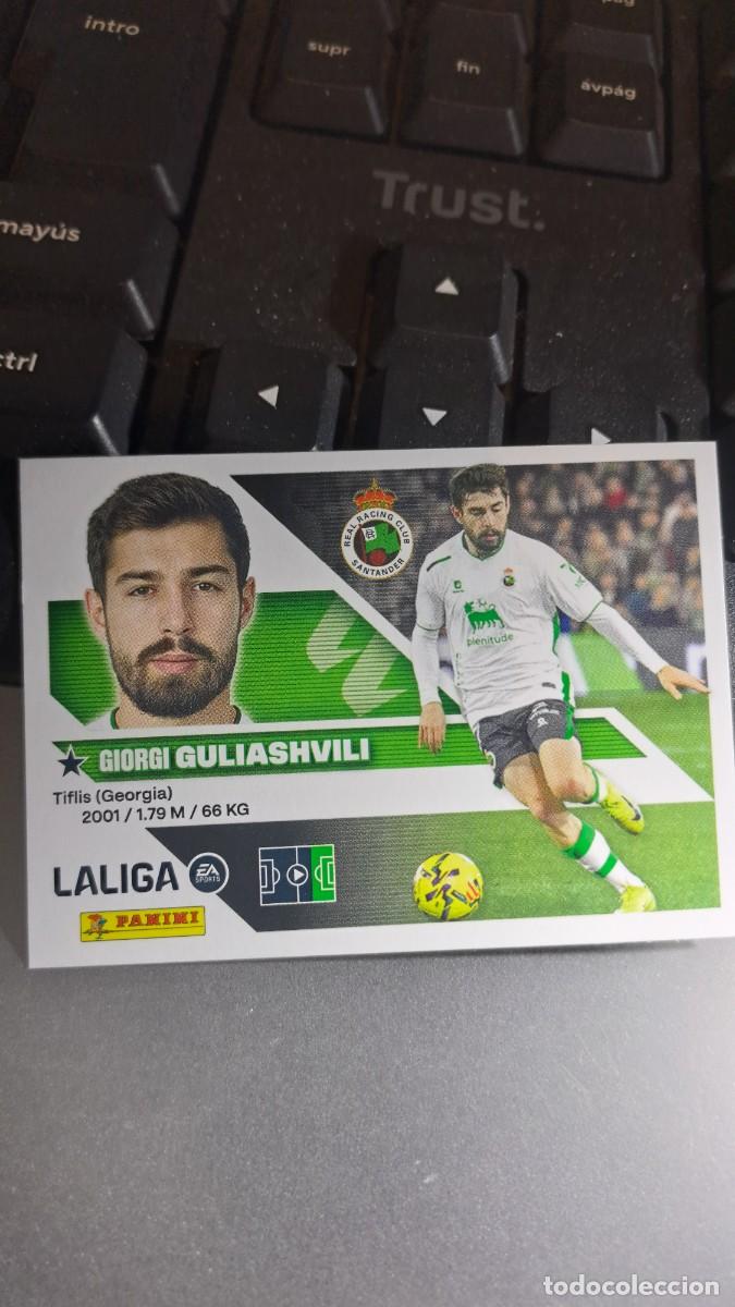 Coleccionismo cromos antiguos: CROMO GULIASHVILI 17 RACING DE SANTANDER LIGA 2026 2027 26 27 ESTE PANINI NUNCA PEGADO