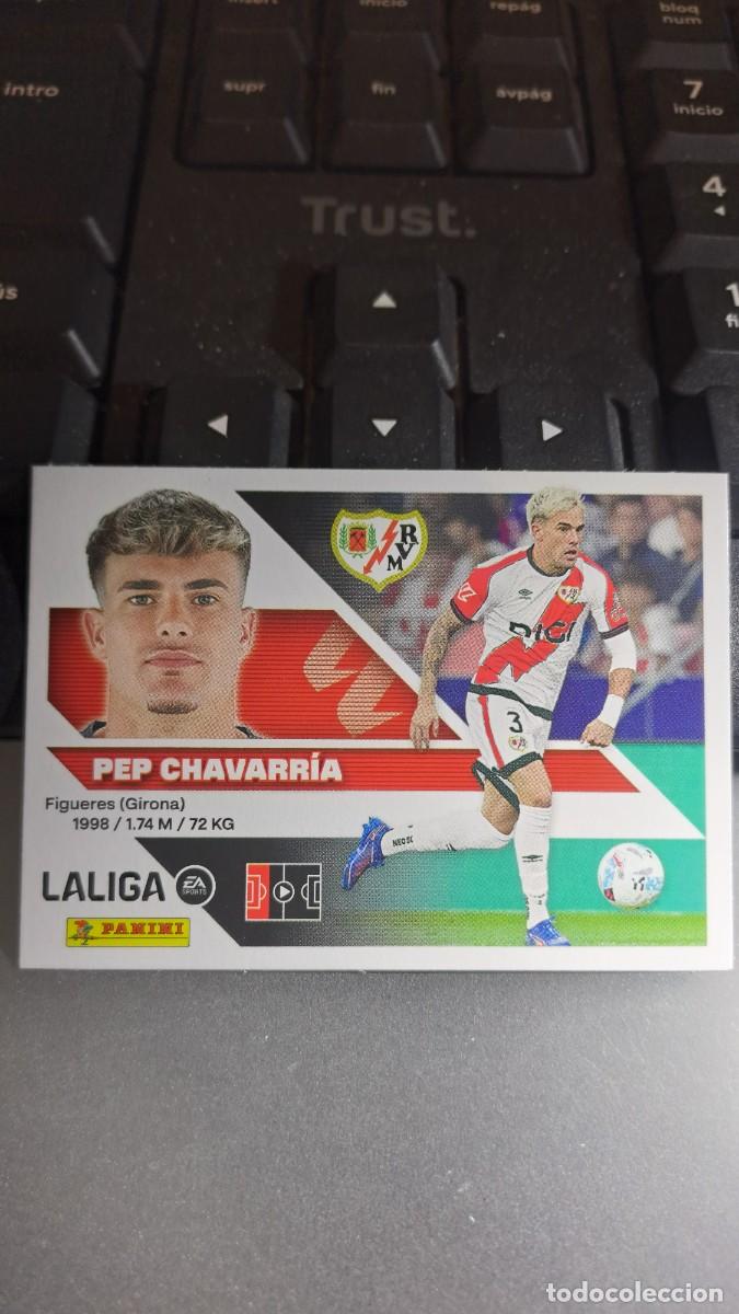 Coleccionismo cromos antiguos: CROMO PEP CHAVARRIA 10 RAYO VALLECANO LIGA 2026 2027 26 27 ESTE PANINI NUNCA PEGADO