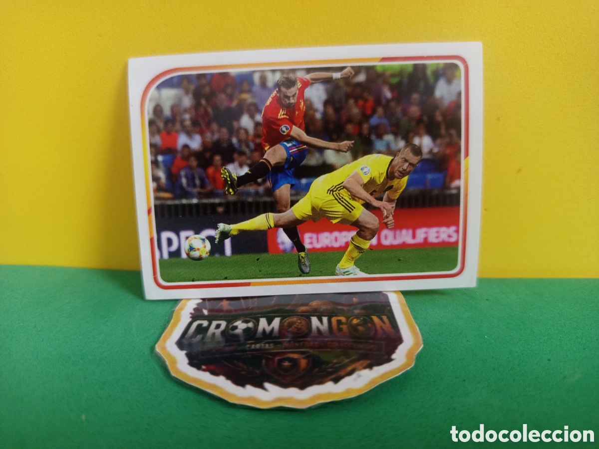 Coleccionismo cromos antiguos: ❇️ CROMO ⚽ ESPA&Ntilde;A 9 EL &Aacute;LBUM DE LA SELECCI&Oacute;N CARREFOUR PANINI FAMILY SIN PEGAR ❇️