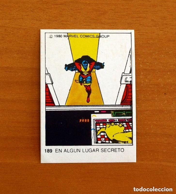 Coleccionismo cromos antiguos: Superh&eacute;roes - N&ordm; 189 Coloso - Marvel Comics Group 1980 - Chocolates Terrabusi - Nunca Pegado
