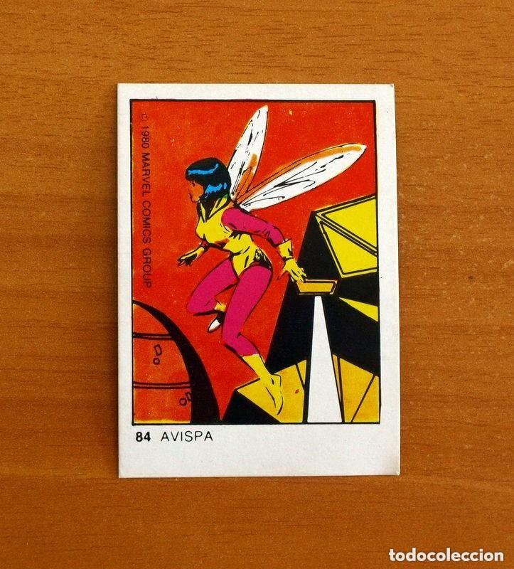 Colecionismo Cromos antigos: Superh&eacute;roes - N&ordm; 84, Avispa - Marvel 1980 Comics Group - Chocolates Terrabusi - Nunca pegado