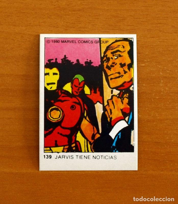 Collezionismo Figurine antiche: Superh&eacute;roes - N&ordm; 139 Jarvis - Marvel 1980 Comics Group - Chocolates Terrabusi - Nunca pegado