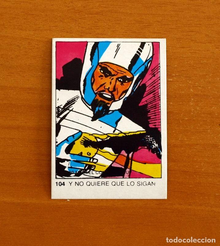 Collectionnisme Cartes &agrave; collectionner anciennes: Superh&eacute;roes - N&ordm; 104 - Marvel 1980 Comics Group - Chocolates Terrabusi - Nunca pegado