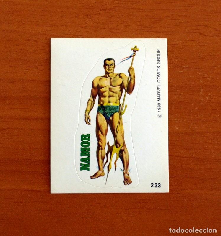 Colecionismo Cromos antigos: Superh&eacute;roes - N&ordm; 233 Namor - Marvel 1980 Comics Group - Chocolates Terrabusi - Nunca pegado