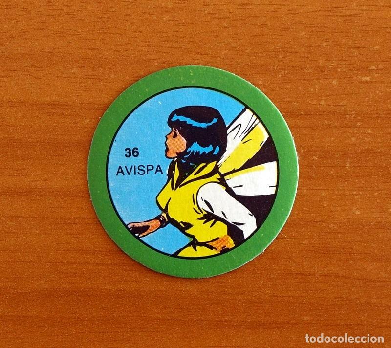 Colecionismo Cromos antigos: Superh&eacute;roes - N&ordm; 36 Avispa - Marvel 1980 Comics Group - Chocolates Terrabusi - Nunca pegado
