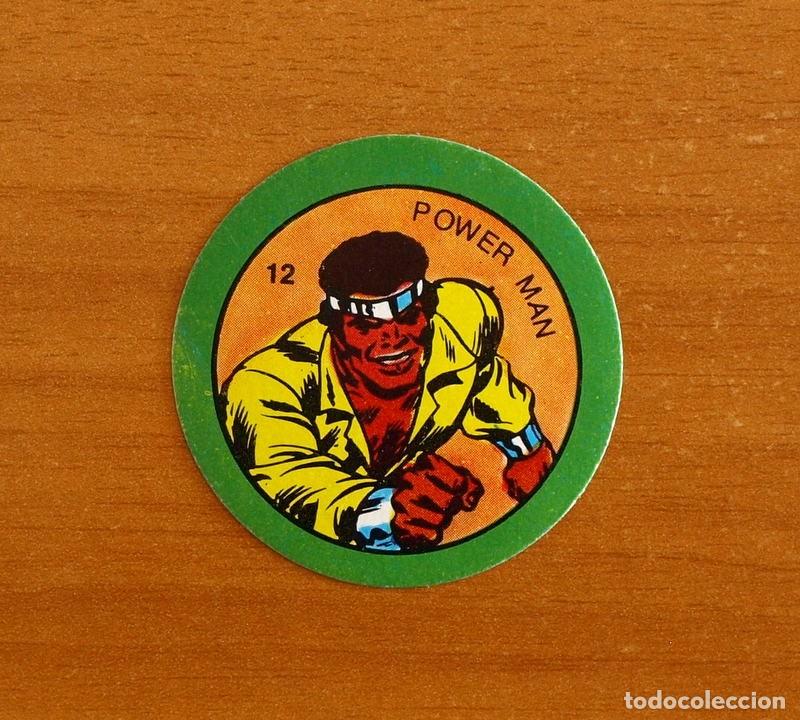 Colecionismo Cromos antigos: Superh&eacute;roes - N&ordm; 12 Power Man - Marvel 1980 Comics Group - Chocolates Terrabusi - Nunca pegado