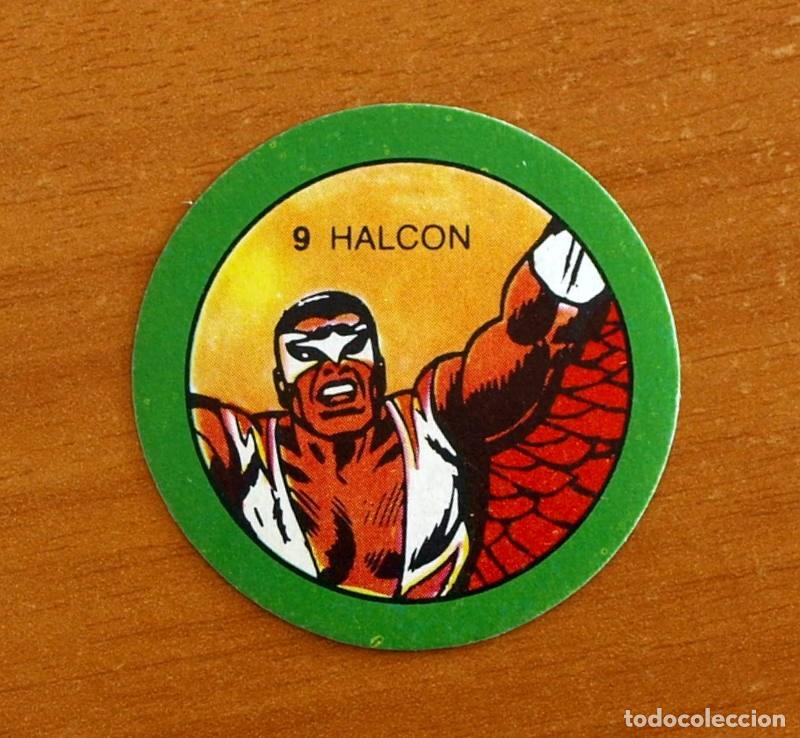 Colecionismo Cromos antigos: Superh&eacute;roes - N&ordm; 9 Halc&oacute;n - Marvel 1980 Comics Group - Chocolates Terrabusi - Nunca pegado