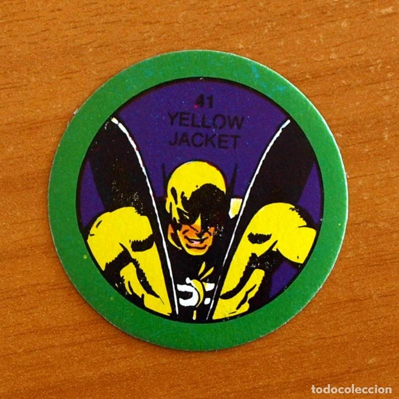 Colecionismo Cromos antigos: Superh&eacute;roes - N&ordm; 41 Yellow Jacket - Marvel 1980 Comics Group - Chocolates Terrabusi - Nunca pegado