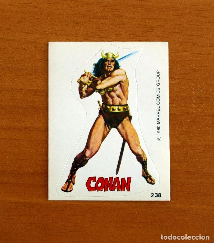 Colecionismo Cromos antigos: Superh&eacute;roes - N&ordm; 238 Conan - Marvel 1980 Comics Group - Chocolates Terrabusi - Nunca pegado