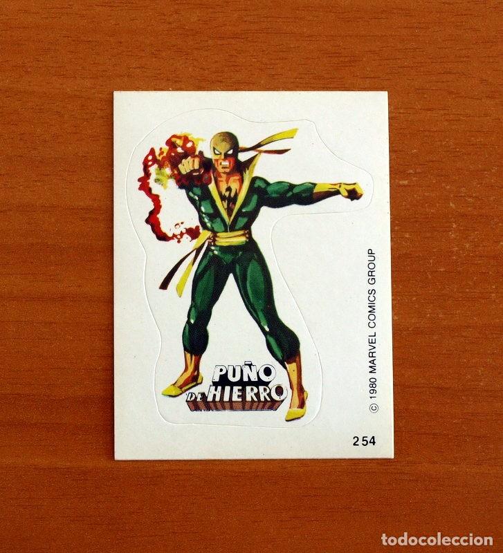 Colecionismo Cromos antigos: Superh&eacute;roes - N&ordm; 254 Pu&ntilde;o de Hierro - Marvel 1980 Comics Group - Chocolates Terrabusi - Nunca pegado