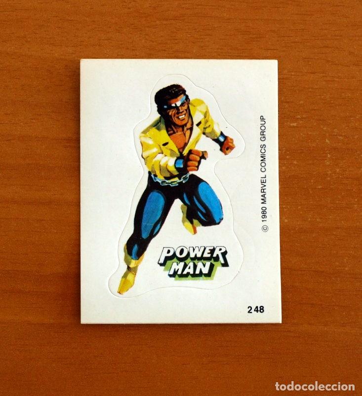 Colecionismo Cromos antigos: Superh&eacute;roes - N&ordm; 248 Power Man - Marvel 1980 Comics Group - Chocolates Terrabusi - Nunca pegado