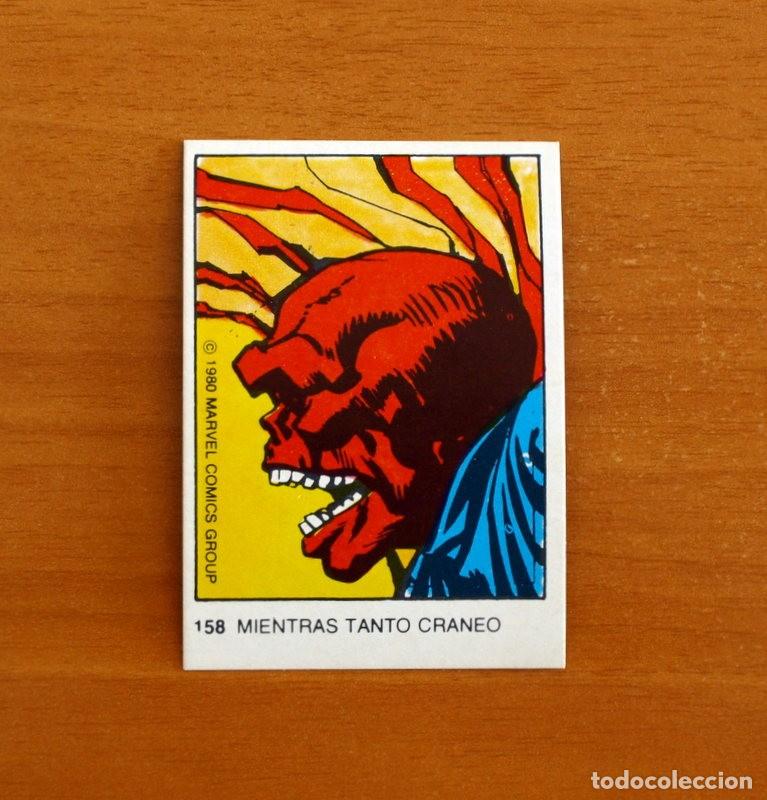 Colecionismo Cromos antigos: Superh&eacute;roes - N&ordm; 158 Cr&aacute;neo Rojo - Marvel 1980 Comics Group - Chocolates Terrabusi - Nunca pegado
