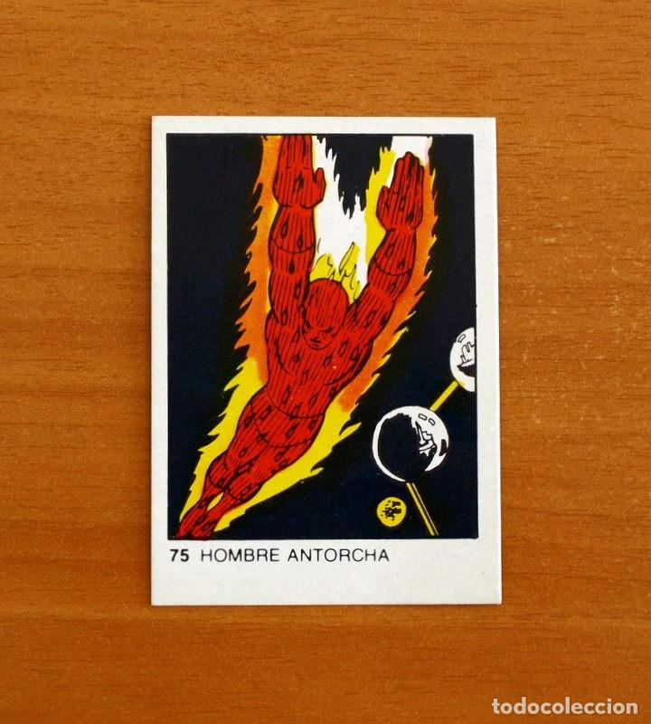 Colecionismo Cromos antigos: Superh&eacute;roes - N&ordm; 75, Hombre Antorcha - Marvel 1980 Comics Group- Chocolates Terrabusi - Nunca pegado