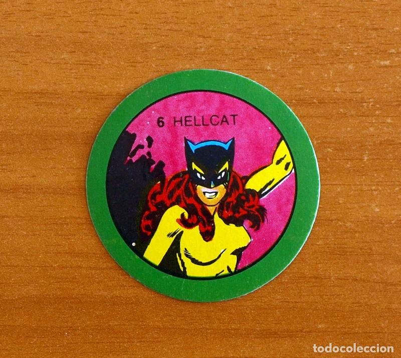Colecionismo Cromos antigos: Superh&eacute;roes - N&ordm; 6 Hellcat - Marvel 1980 Comics Group - Chocolates Terrabusi - Nunca pegado
