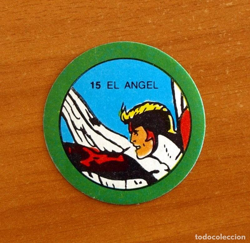 Sammeln alte Sammelbilder: Superh&eacute;roes - N&ordm; 15 El &Aacute;ngel - Marvel 1980 Comics Group - Chocolates Terrabusi - Nunca pegado