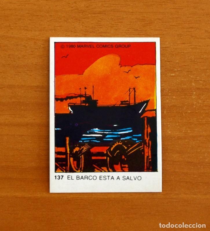 Colecionismo Cromos antigos: Superh&eacute;roes - N&ordm; 137 El Barco - Marvel 1980 Comics Group - Chocolates Terrabusi - Nunca pegado