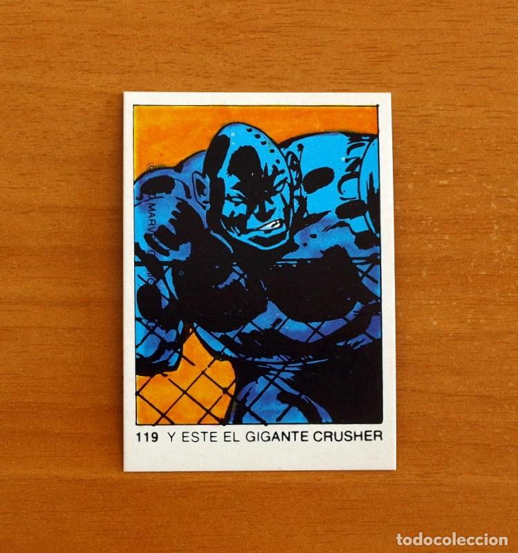 Colecionismo Cromos antigos: Superh&eacute;roes - N&ordm; 119 Crusher - Marvel 1980 Comics Group - Chocolates Terrabusi - Nunca pegado