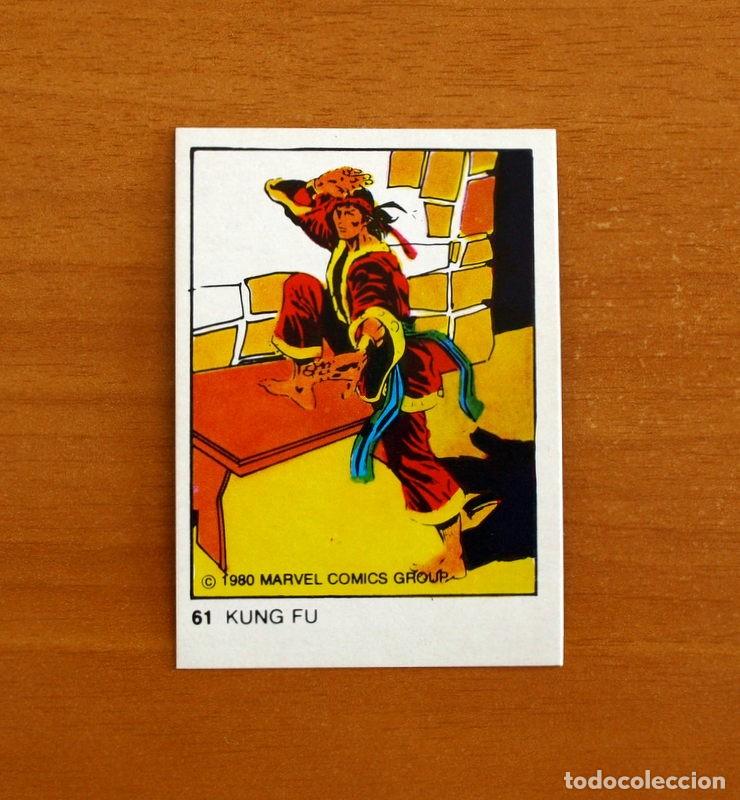 Colecionismo Cromos antigos: Superh&eacute;roes - N&ordm; 61, Kung Fu - Marvel 1980 Comics Group - Chocolates Terrabusi - Nunca pegado