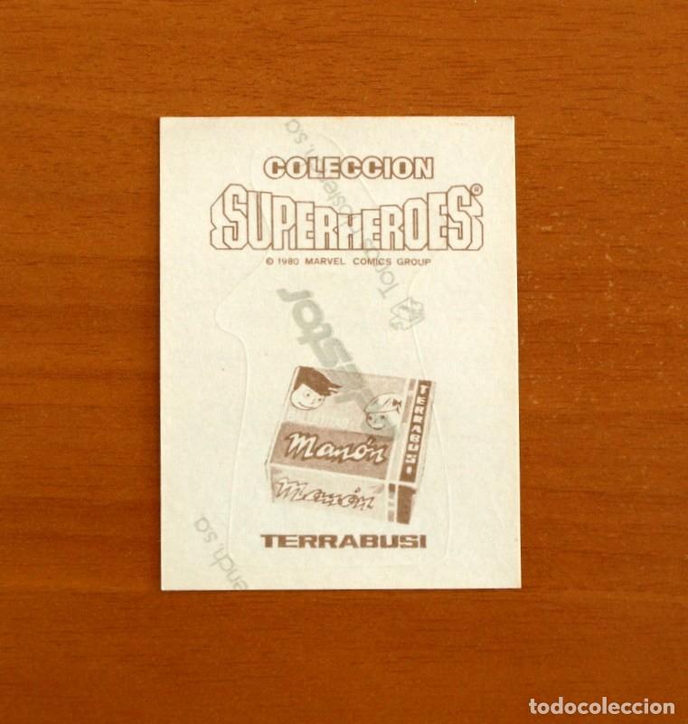 Coleccionismo cromos antiguos: Superh&eacute;roes - N&ordm; 252 Ms. Marvel - Marvel 1980 Comics Group - Chocolates Terrabusi - Nunca pegado - Foto 2
