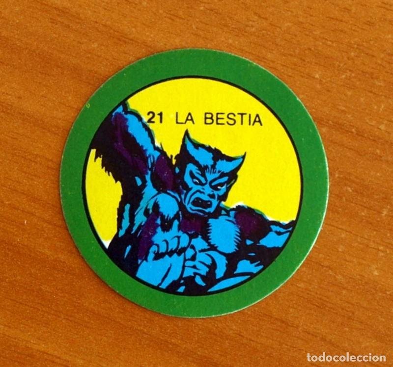 Colecionismo Cromos antigos: Superh&eacute;roes - N&ordm; 21 La Bestia - Marvel Comics Group 1980 - Chocolates Terrabusi - Nunca pegado