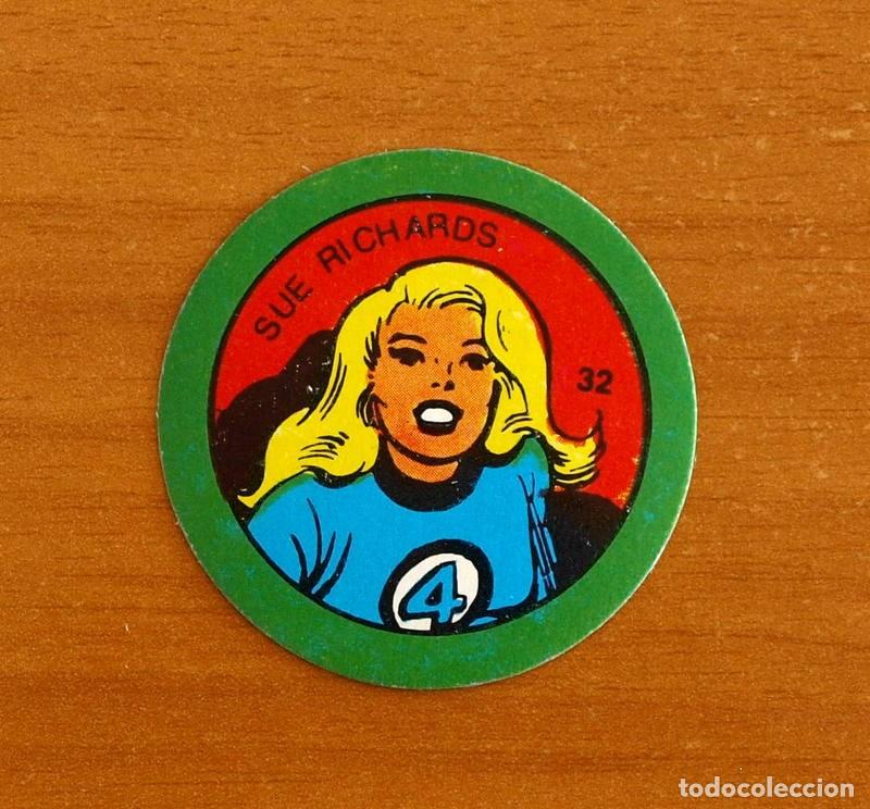 Coleccionismo cromos antiguos: Superh&eacute;roes - N&ordm; 32 Sue Richards - Marvel 1980 Comics Group - Chocolates Terrabusi - Nunca pegado