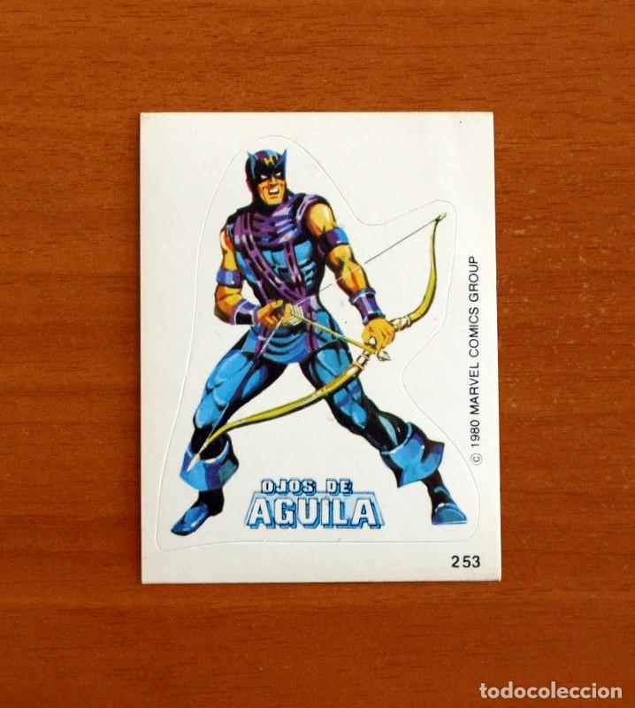 Collezionismo Figurine antiche: Superh&eacute;roes - N&ordm; 253 Ojos de Aguila-Halc&oacute;n -Marvel 1980 Comics - Chocolates Terrabusi - Nunca pegado