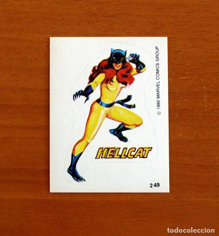 Collectionnisme Cartes &agrave; collectionner anciennes: Superh&eacute;roes - N&ordm; 249 Hellcat - Marvel 1980 Comics Group - Chocolates Terrabusi - Nunca pegado