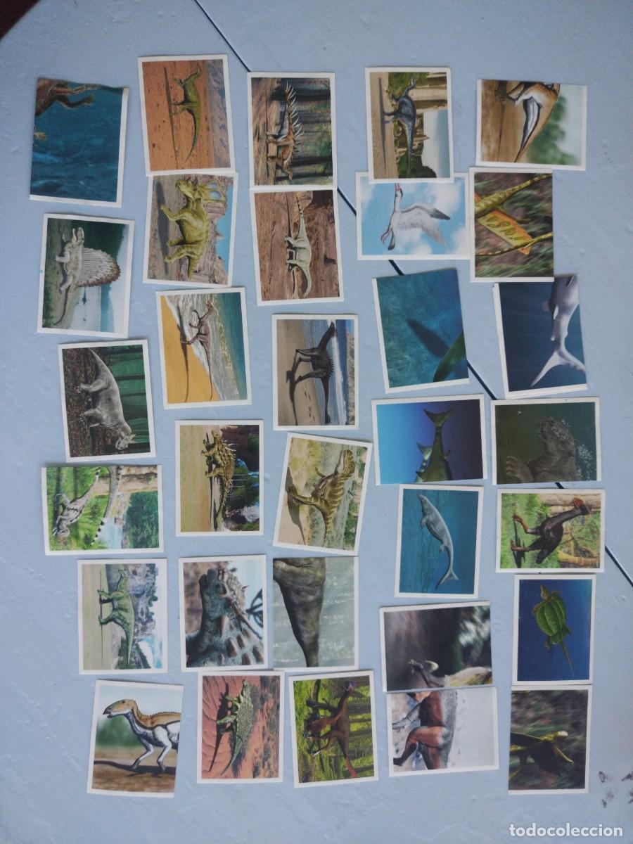 Coleccionismo cromos antiguos: Lote 33 cromos DINOSAURIOS, de Marca - Foto 1